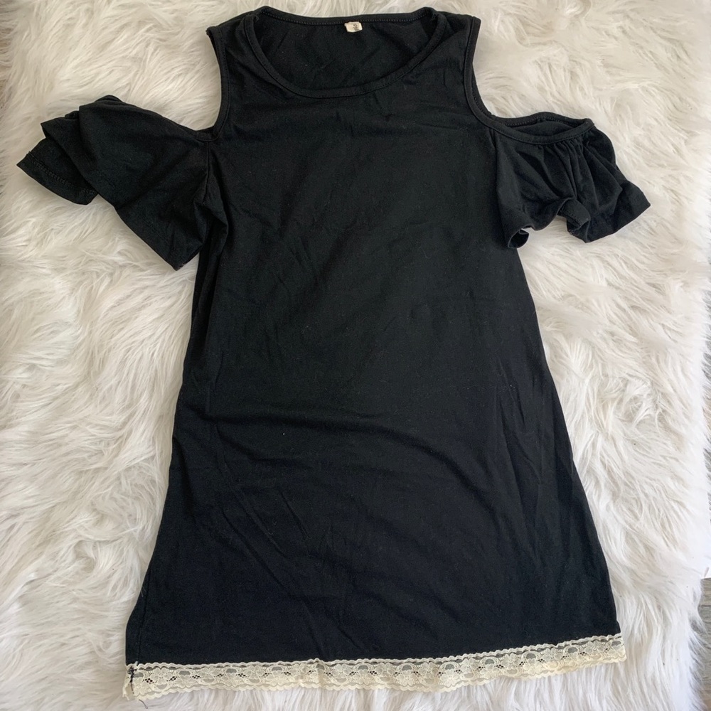Off the shoulder Black dress